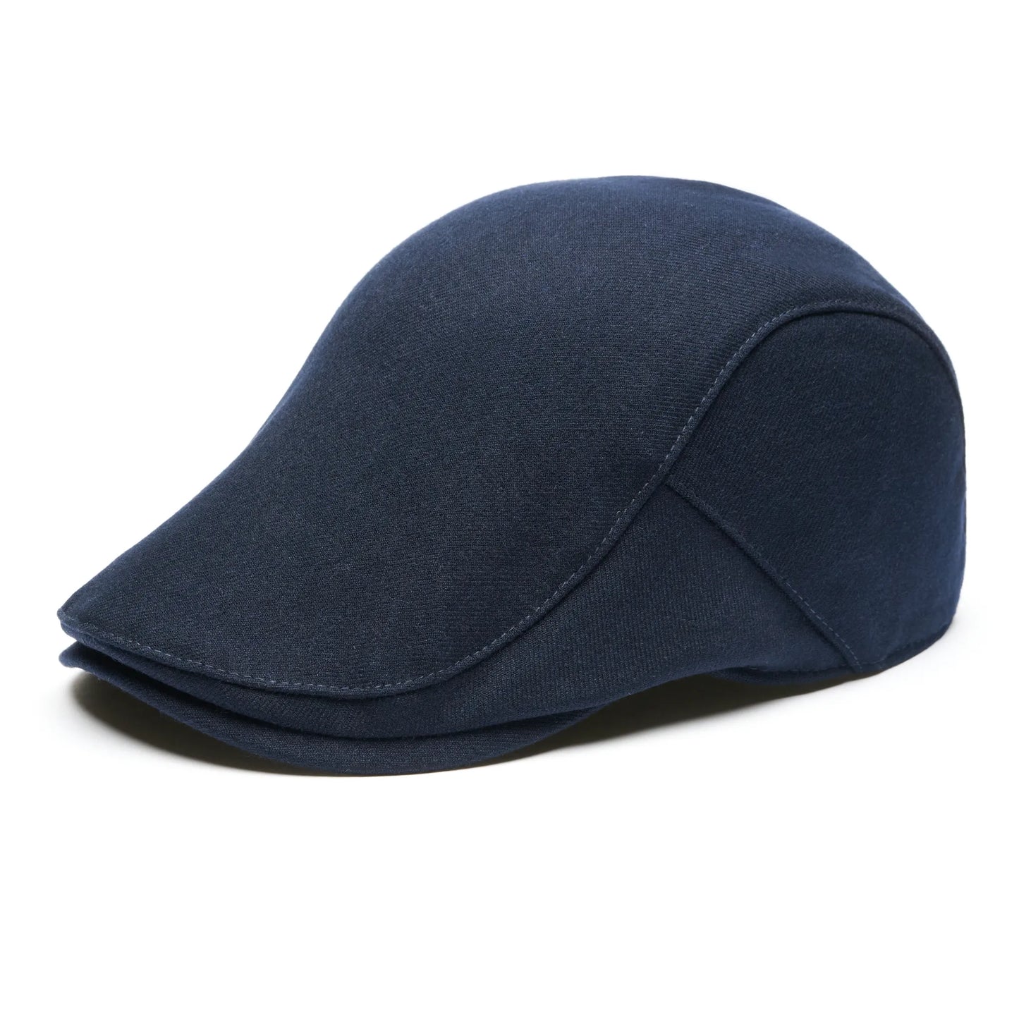 Bască bărbați din bumbac, reglabilă cu capse, model Belmont, culoare bleumarin.