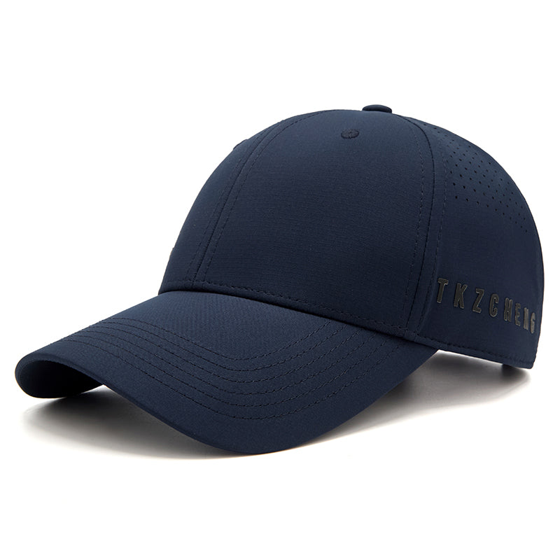 Șapcă bărbați sport, de vară, bleumarin cu plasă, model Breeze.