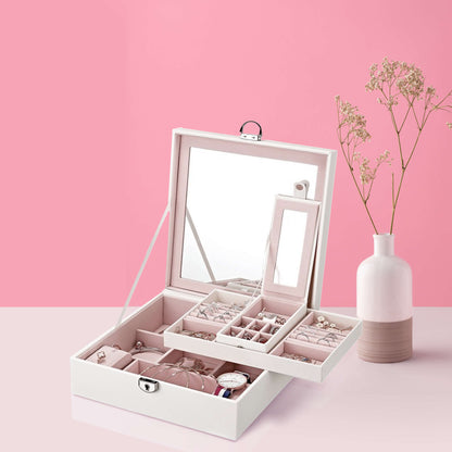 Cutie bijuterii Prestige Deluxe roz