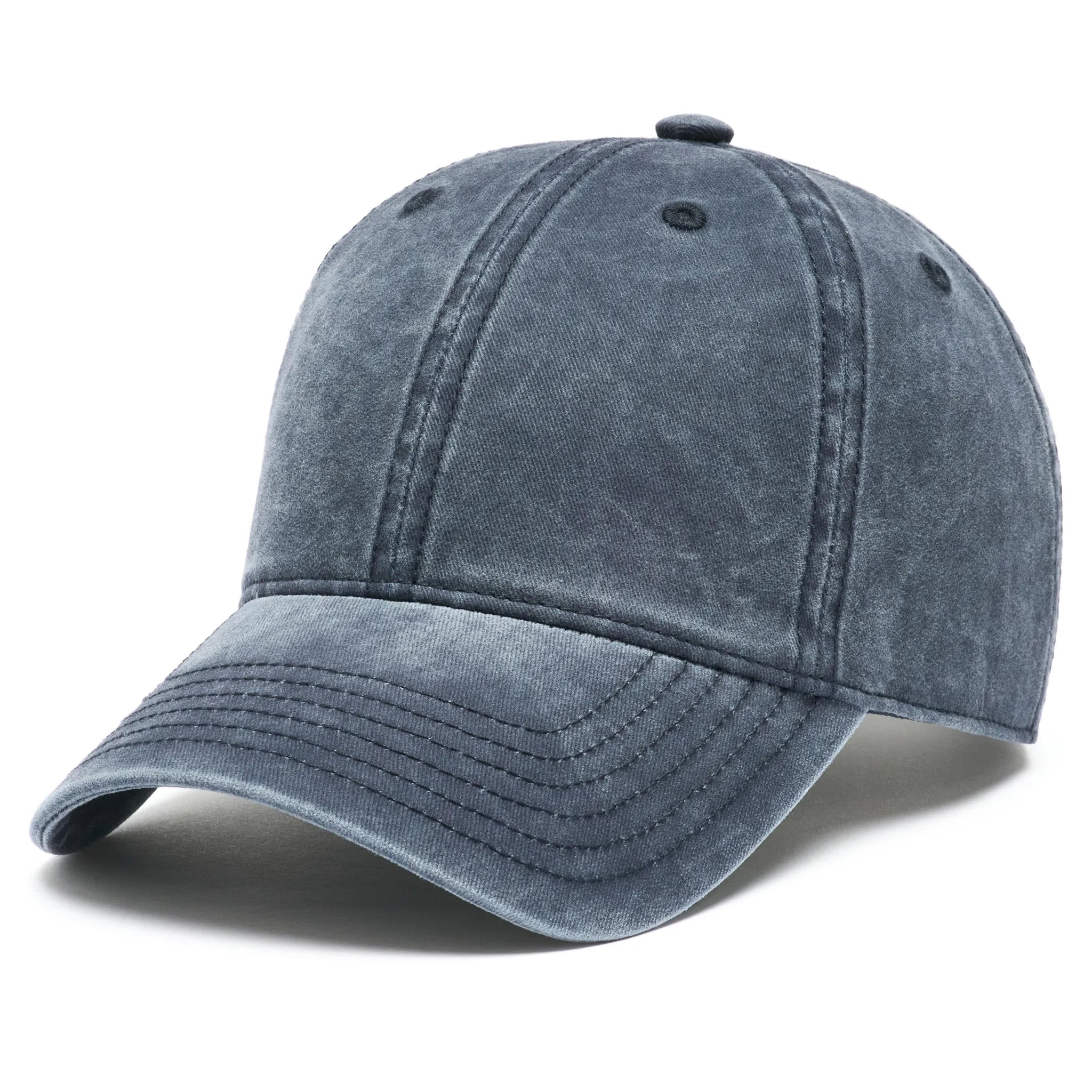 Șapcă bărbătească din 100% bumbac dens, cu aspect washed, bleumarin.