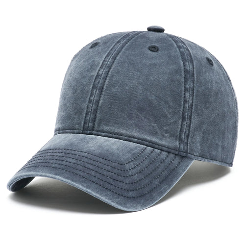 Șapcă bărbătească din 100% bumbac dens, cu aspect washed, bleumarin.