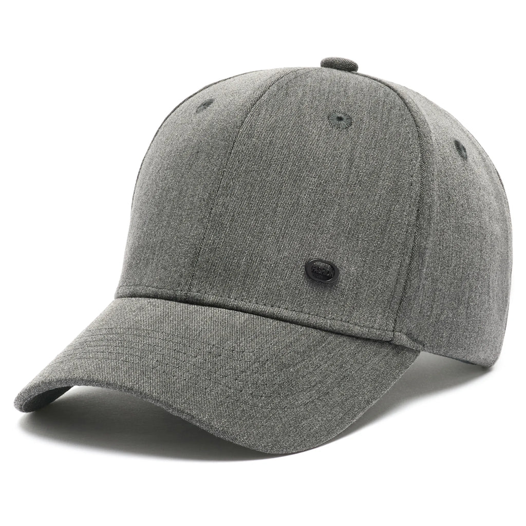 Șapcă bărbați structurată gri închis cu panouri frontale întărite